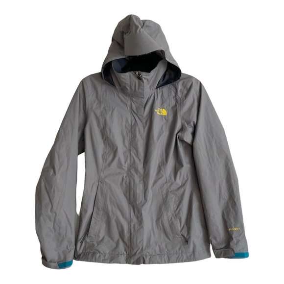 GUC The North Face Women's Hyvent Gray Windbreaker Jacket‎ Size XS - Picture 1 of 12